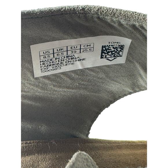 New Toms Majorca Cutout Womens Sandal 8.5W Wide Neutral Comfort Arch Support - Picture 7 of 10